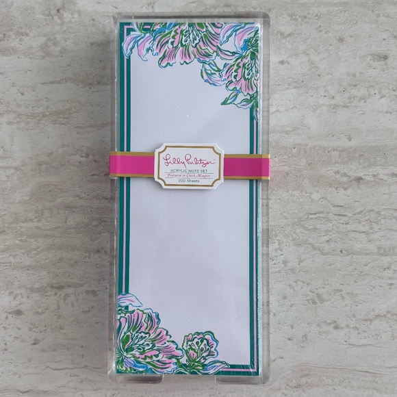 Lilly Pulitzer Other - Lilly Pulitzer Acrylic Note Set NWT
